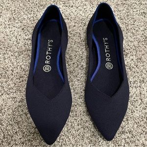 Rothy’s Navy Blue the point
